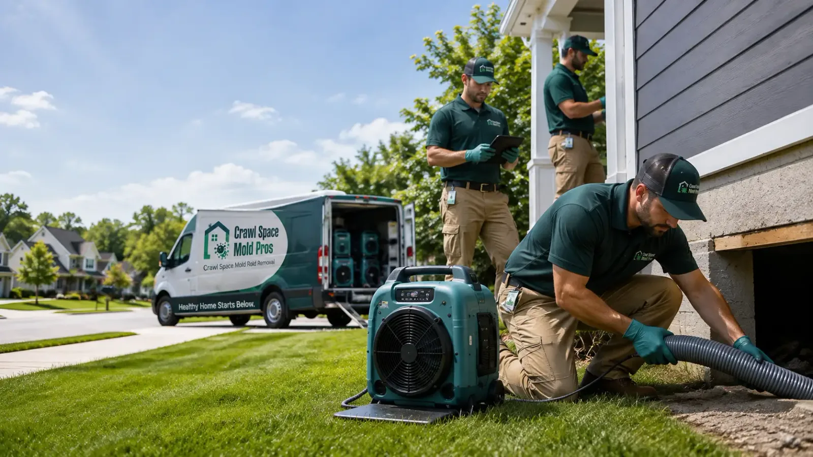 Crawl Space Mold Removal in Capac, MI